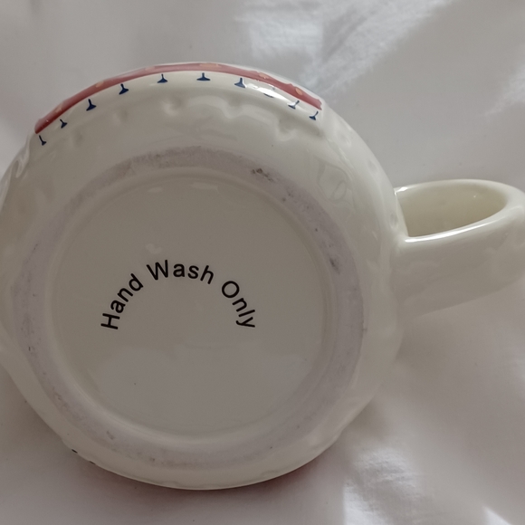 Large Whimsical Llama Ceramic Mug / Planter - Picture 4 of 12